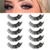 Cat Eye Eyelashes Like Eyelash Extensions, Transparent Natural Thin Russian