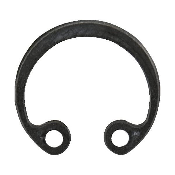 TRUSCO Y851-0012 Snap Ring Hole Steel, Nominal Diameter R-12, Pack of 10, Small Quantity