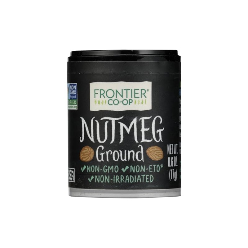 FRONTIER Ground Nutmeg, 0.6 OZ