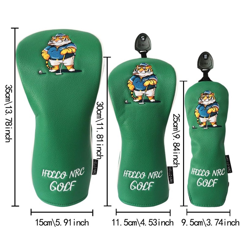 Golf Headcover Driver DR 460cc 440cc Wood FW Cover Utility