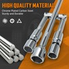 TONDA 4 Way Lug Wrench, Foldable Cross Tire Iron Lug
