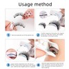 1 Pair Magnetic-Eyelashes Natural Look without Glue Needed Reusable Eye
