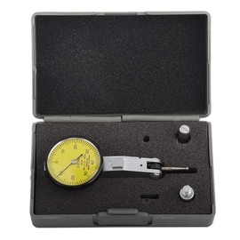 Dial Gauge 0-40-0 0.01mm Metric Dovetail Precision Rails Dial Gauge Dovetail with 2 Probes (Tungsten Steel)