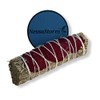 NESSASTORES - Blue Sage + Red Rose Petals Smudge Incense