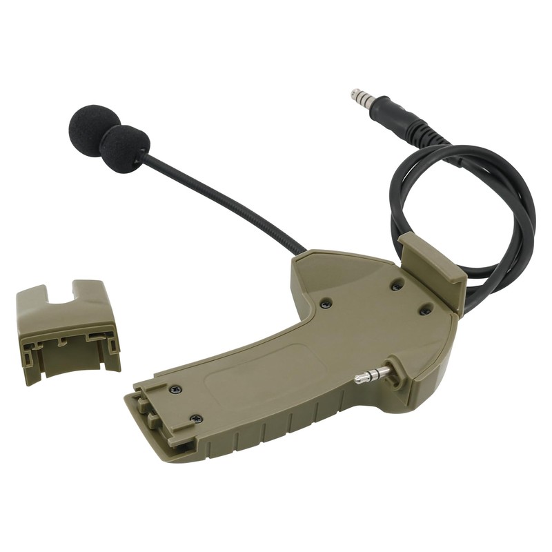 Hearangel Boom Microphone/Ken 2 Pin PTT Kit Compatible with Walker