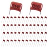 50pcs CBB Metallized Polyester Film Capacitors 102(1nf) 630V