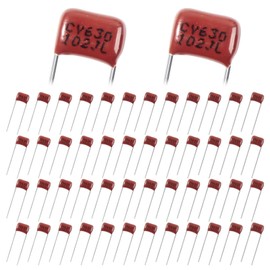 50pcs CBB Metallized Polyester Film Capacitors 102(1nf) 630V