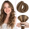 SEGO Pro 55cm Tape in Extensions Echthaar Haarverlängerung Naturhaarfarbe 10PCS