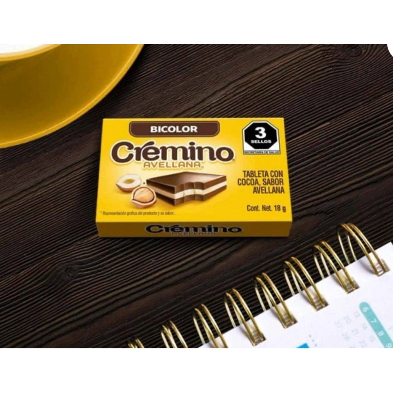 NUTRESA Cremino Avellana 50 Piece Bicolor Chocolate Hazelnut Cocoa Candy