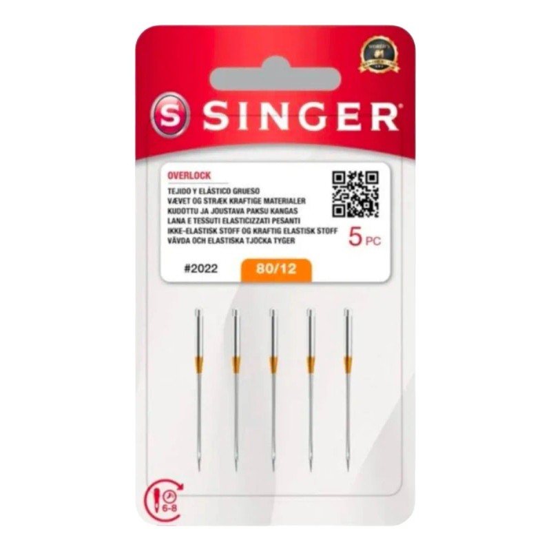 Aguja Singer Maquinas De Coser Casera 5 Tarjetas