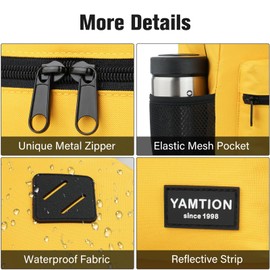 Yamtion Backpack Laptop for Women, School Backpack School Bag Girls’ Teenager School Bag for School, Study, Work, Travel, USB Charging Port