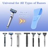 2-Pack Waterproof Razor Travel Case - Portable Shaver Protective Cover