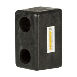 Guardian 6" Deep Molded Rubber Trailer Bumper - 3-1/2" H x 3-1/2" W