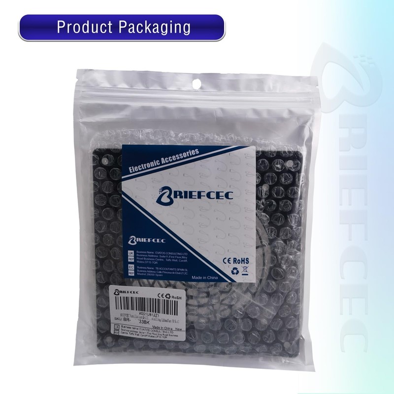 BRIEFCEC Ventilation Grille 120MM Ventilation Mesh for PC Computer AV