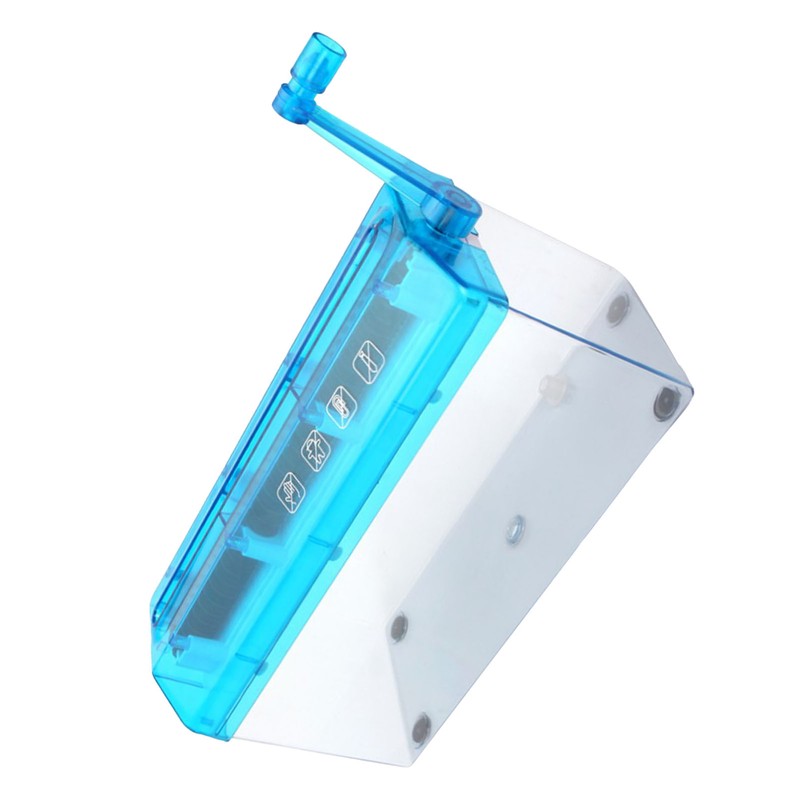 Paper Shredder Plastic Manual Operation Transparent A4 Cutting Machine Tool