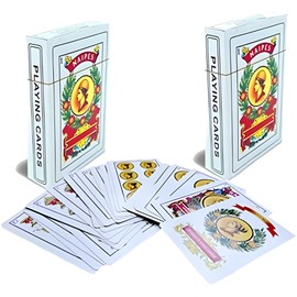 Bexter 2 Decks of Spanish Playing Cards – 50-Card Baraja Española Naipes – Classic Spanish Suits for Traditional Games – Durable Playing Card Set