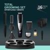 Perry Ellis 16-Piece Men’s Grooming Kit, Rechargeable Beard Trimmer, Electric