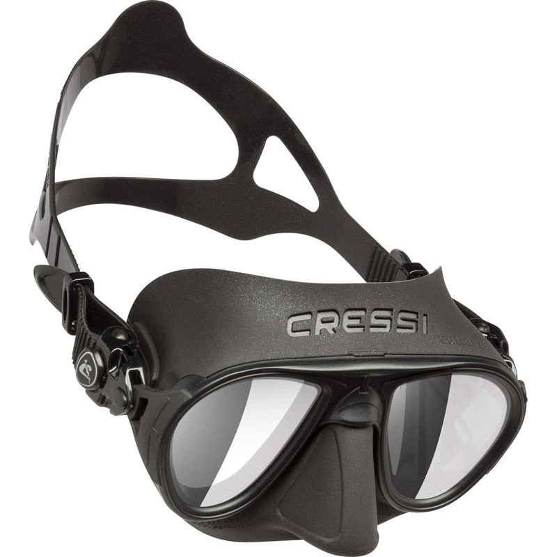 Cressi Calibro Low-volume Two-lens Dive Mask WHE/PK