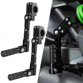 Xitomer Adjustable Highway Peg Mounts 1.25" Foot pegs Compatible with Chief SCOUT Series, Sport Chief, Roadmaster, Chief Vintage Motorcycle Highway Peg Kit Engine Guards Crash Bars Footrest (165mm)