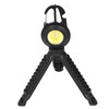 COB Small Flashlights 3 Light Modes Rechargeable Multifunctional Black Portable