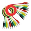 Aofan 10PCS Alligator Clips Test Leads Set - 18 AWG
