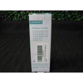 LAVEST 6 Piece Stubble Combs With Case Brand-New!