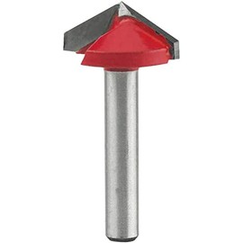 6 mm Shank V-Groove Milling Cutter Bit Cutting Diameter 22 mm Engraving End Mill V Nut Bits CNC Woodworking Cutting Tool 120°