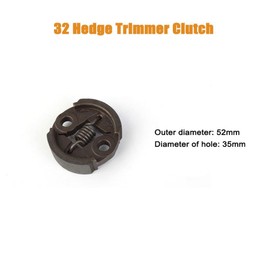TopHomer 52mm Bronze Grass Trimmer Chain Saw Clutch for Home, Garden and Agricultural Use (32 Hedge Trimmer Clutch)
