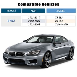 M14x1.5 Extended Lug Bolts, 20PCS Solid Wheel Bolt for Wheel Spacer, Conical Seat 60 Degree 17mm Hex 40mm Shank 64mm Length Black Studs Set for 2003-2010 X3 E83 2000-2005 X5 E53 2002-2008 7 Series E6x