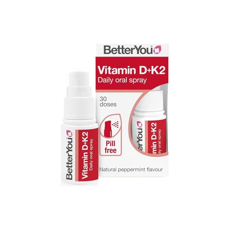 BetterYou DLux+ Vitamin D+K2 - 12ml (Pack of 4)