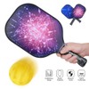 Portable Carbon Fiber Pickleball Paddle Ball Game Set Training Sport