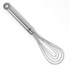 Norpro 9-Inch Krona Stainless Steel Flat Whisk, Silver