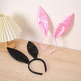 Dinghaole Hasenohren Stirnband Zubehör,Kostümzubehör Für Hasen Stirnband Hasenohren,Stirnband Hasenohren Kostümzubehör Für Hasen,Hearwear Hot Play Headpiece Dress Up Dekoration,Süße Hasenohren
