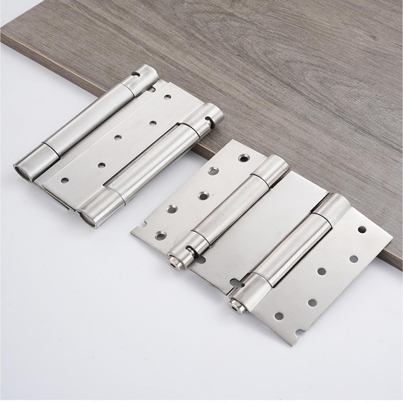 Neckip 4Pcs Self Closing Door Hinge,75mm Duty Square Stainless Steel
