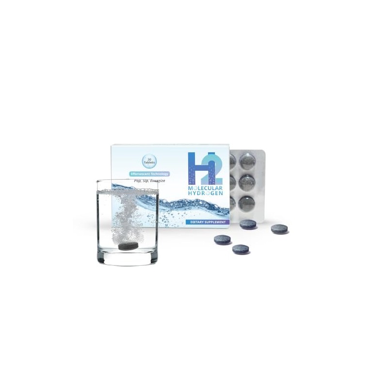 H2 Molecular Hydrogen Water Tablets with Magnesium – 12 PPM