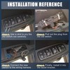INFINAUTO Power Window Switch, Right Passenger Side Window Control Switch