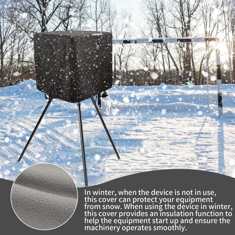 Pitching Machines Cover for Most Softball/Baseball,600D Dustproof Scratch-resistant Waterproof Sun-resistant