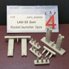 CAT4 R48008-1/48 US LAU-33 Zuni Rocket Launcher Resin Set 2pcs