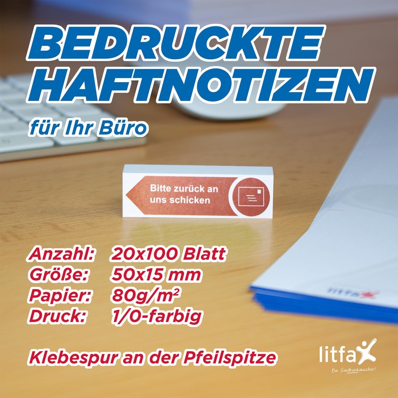 Litfax 20 Sticky Notes Sticky Notes Please Send Back to