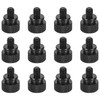 sourcing map 12pcs M5x6mm Knurled Thumb Screw Computer Case Threaded
