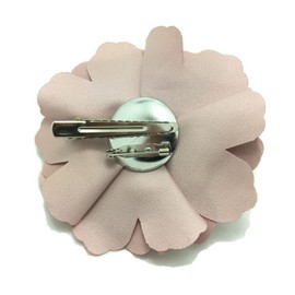 Meilliwish Kamelien Blume Haarklammer Brosche Pin (A74)(Rosa)