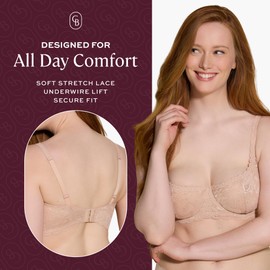 Cosabella Women's Never Say Never Balconette Bra, Sette, Tan, 36C