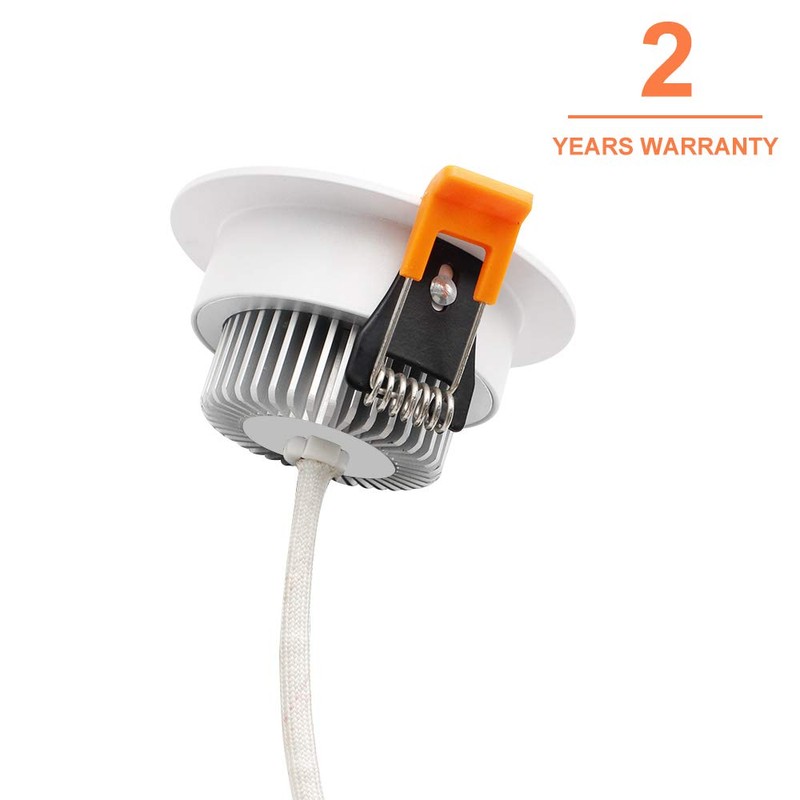 YGS-Tech 3 Inch LED Recessed Lighting Dimmable Downlight, 5W(40W Halogen