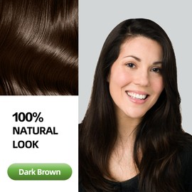 SHIHUANUO Hair Dye Shampoo 3 in 1 for Gray Hair Coverage, Herbal Ingredients Natural Shampoo Hair Dye for Women & Men/Ammonia-Free 520ml(Dark Brown)