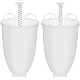 HEALLILY Kit de 2 Moldes para Donas y Bagels, Material Pp, Herramienta Manual para Hornear, Adecuado para Repostería en Casa