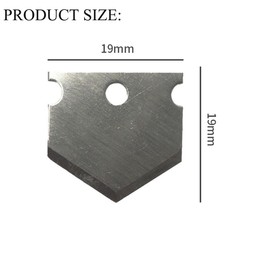 DraCra 20 Pack PTFE Tube Cutter Blades Replacement Teflon Tubing Cutting Blade for Bowden Tube Cutters Micro Duct Hose Cutting Tools Nylon PVC PU Pipe Lines Scissors Spare Parts