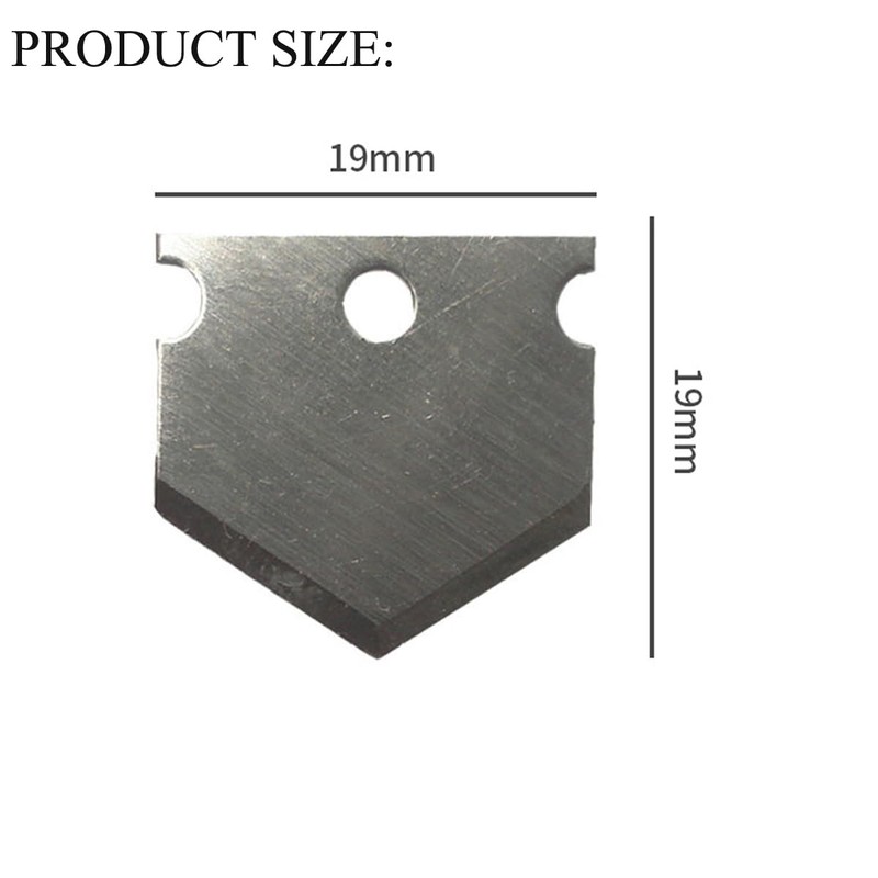 DraCra 20 Pack PTFE Tube Cutter Blades Replacement Teflon Tubing