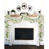 Briful 6ft White Bougainvillea Flower Garland – Artificial Silk Floral
