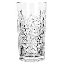 Libbey 5633 Hobstar 16 Ounce Cooler Glass - 12 / CS
