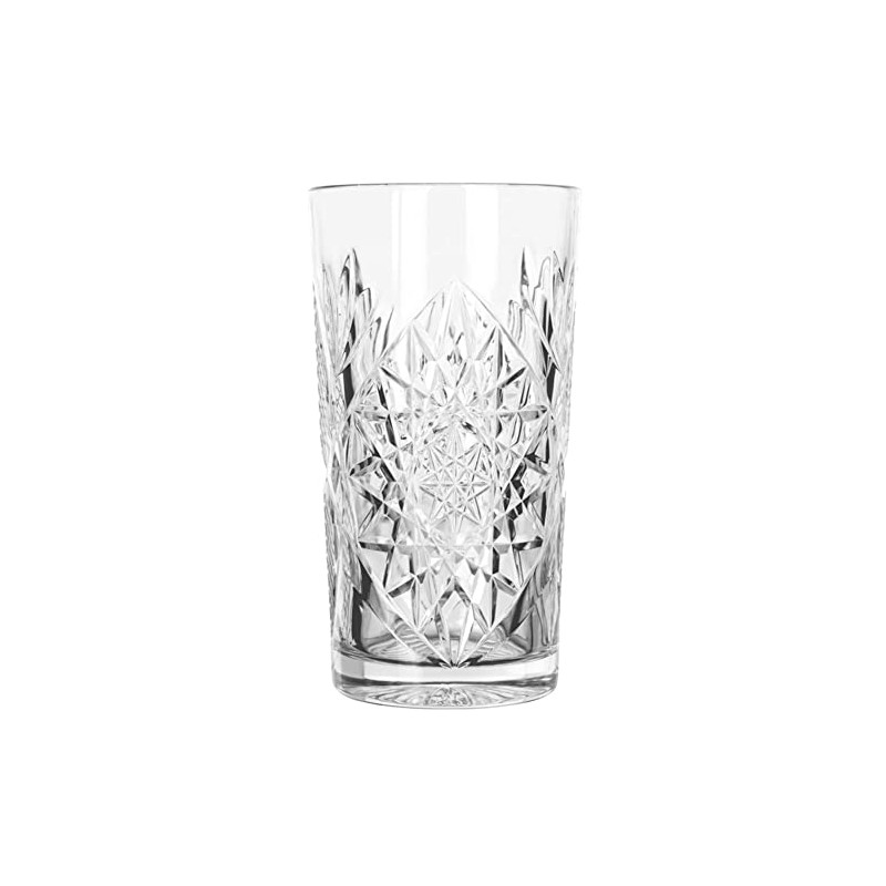 Libbey 5633 Hobstar 16 Ounce Cooler Glass - 12 /
